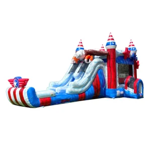 #24 - Bald Eagle Double Water Slide Combo