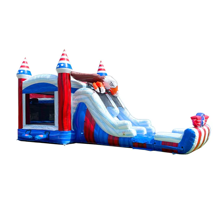 #24 - Bald Eagle Double Water Slide Combo