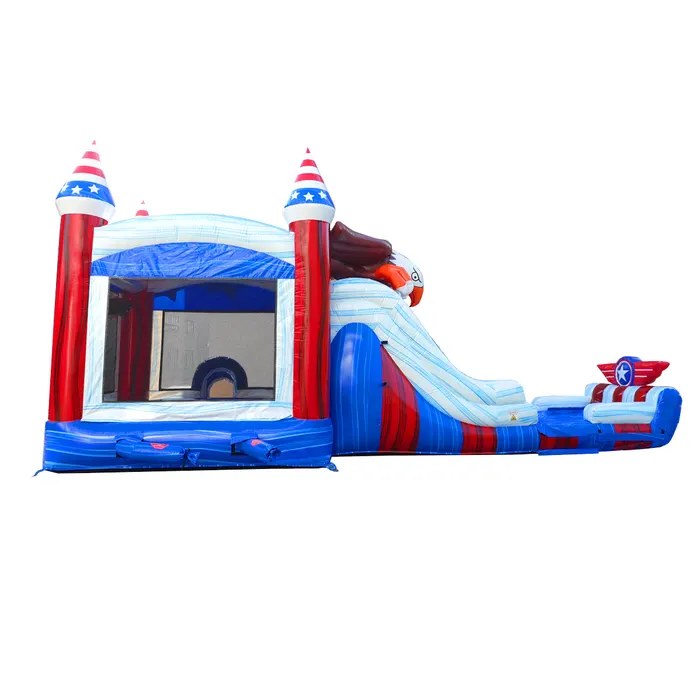 #24 - Bald Eagle Double Water Slide Combo